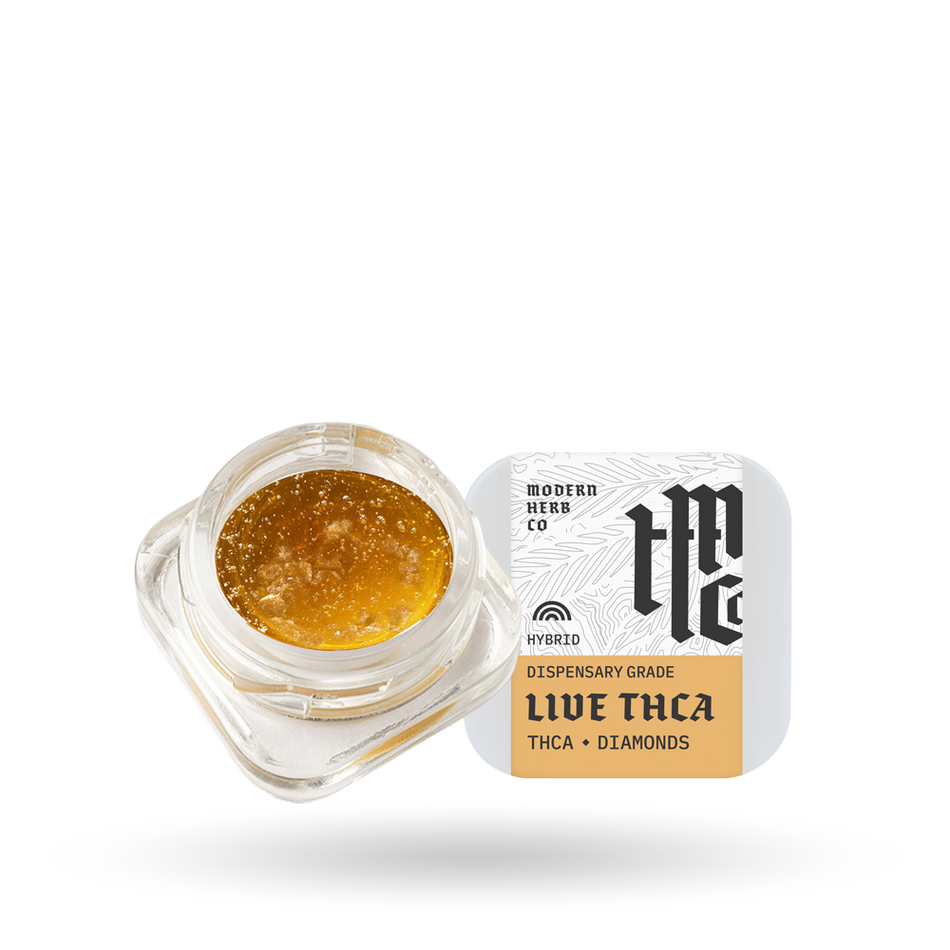 The Hemp Collect THCa Live Resin Diamonds Dab: Rainbow Runtz (Hybrid) – 2g