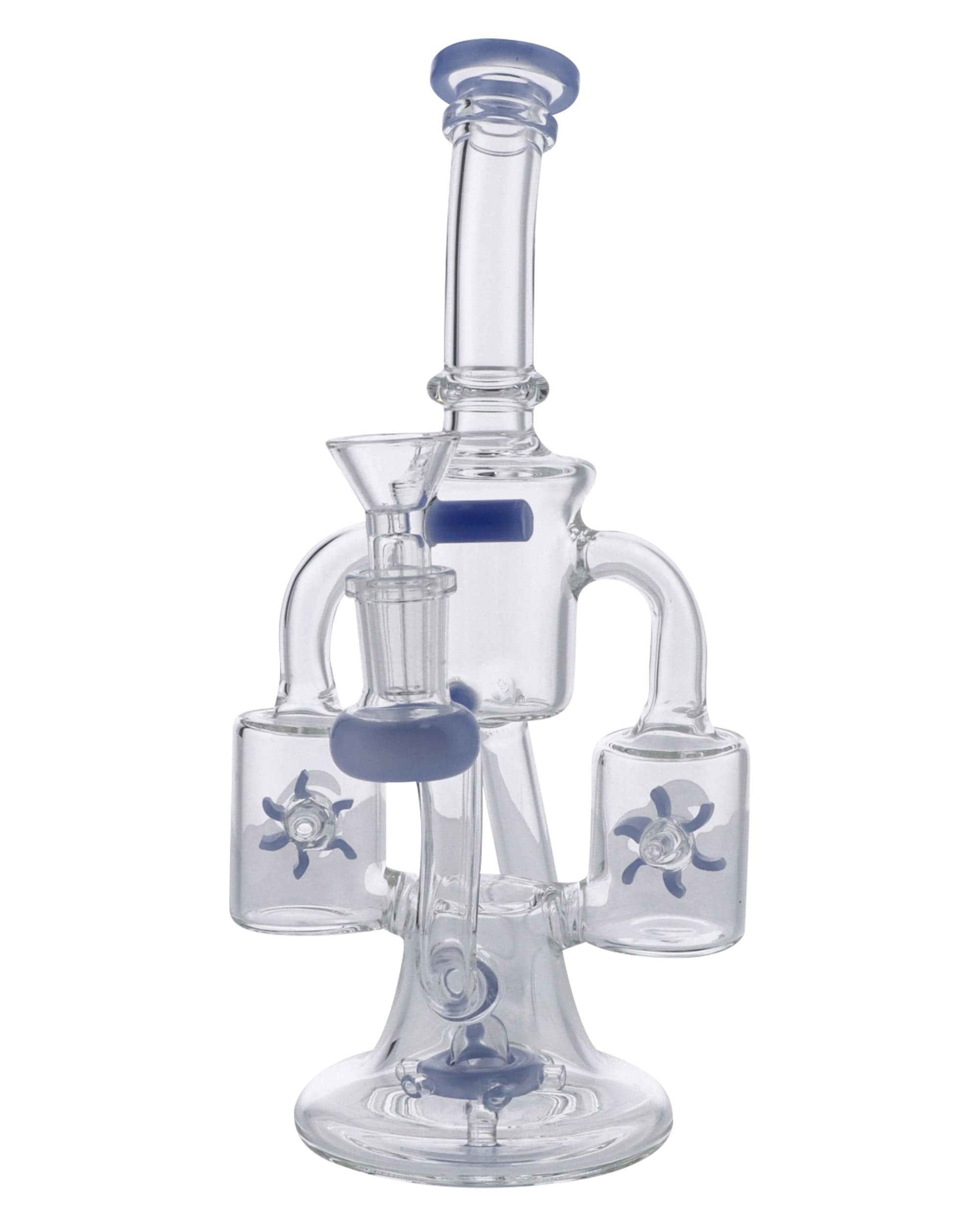 Daily High Club Dual Propeller Perc Recycler Bong Best Sales Price - Bongs