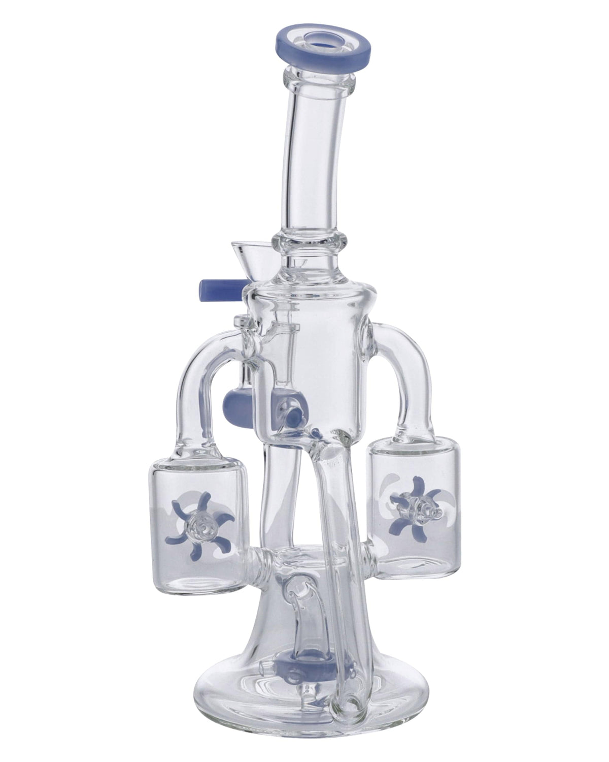 Daily High Club Dual Propeller Perc Recycler Bong Best Sales Price - Bongs