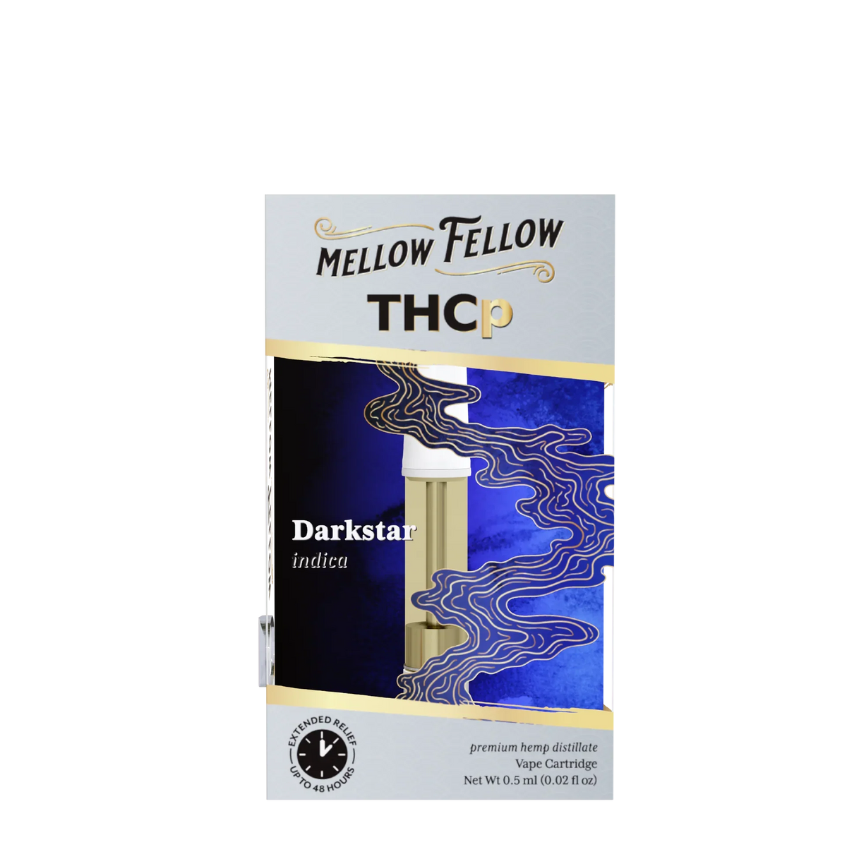 Mellow Fellow THCp 0.5ml Vape Cartridge - Darkstar (indica) Best Sales Price - Vape Cartridges