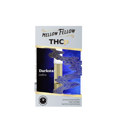 Mellow Fellow THCp 0.5ml Vape Cartridge - Darkstar (indica) Best Sales Price - Vape Cartridges