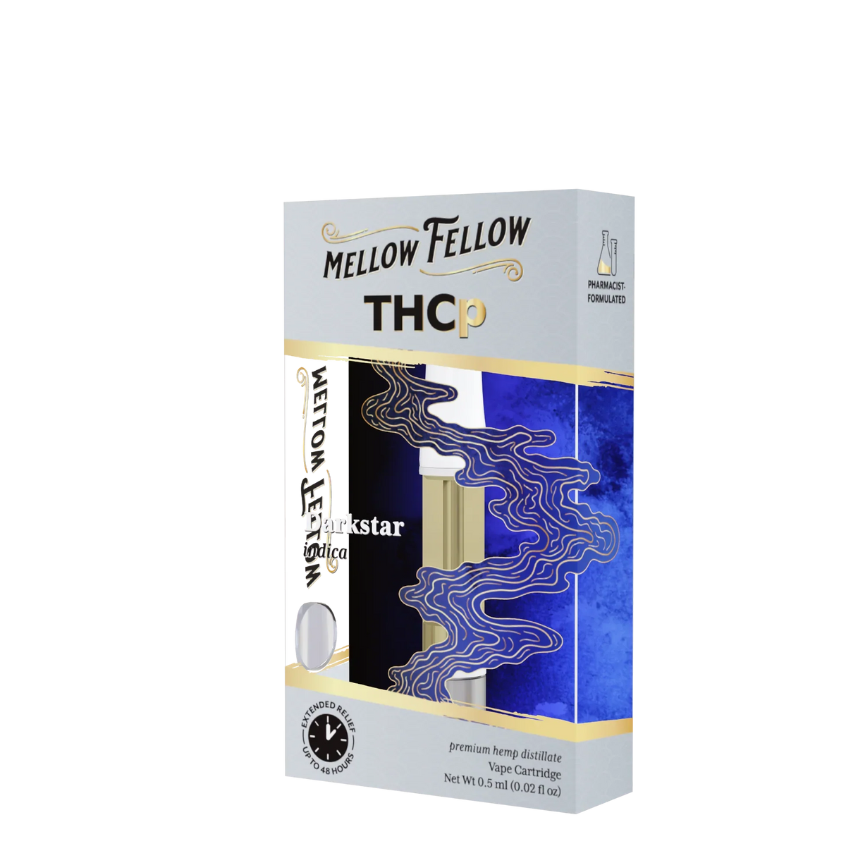 Mellow Fellow THCp 0.5ml Vape Cartridge - Darkstar (indica) Best Sales Price - Vape Cartridges