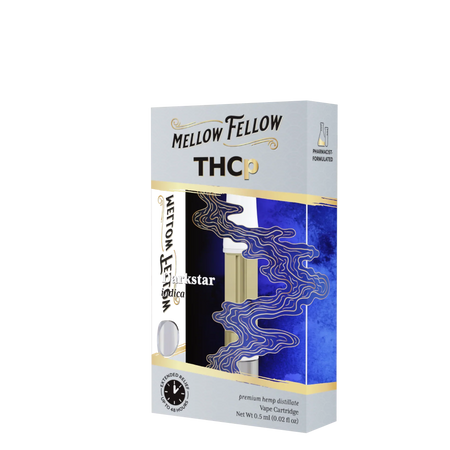 Mellow Fellow THCp 0.5ml Vape Cartridge - Darkstar (indica) Best Sales Price - Vape Cartridges