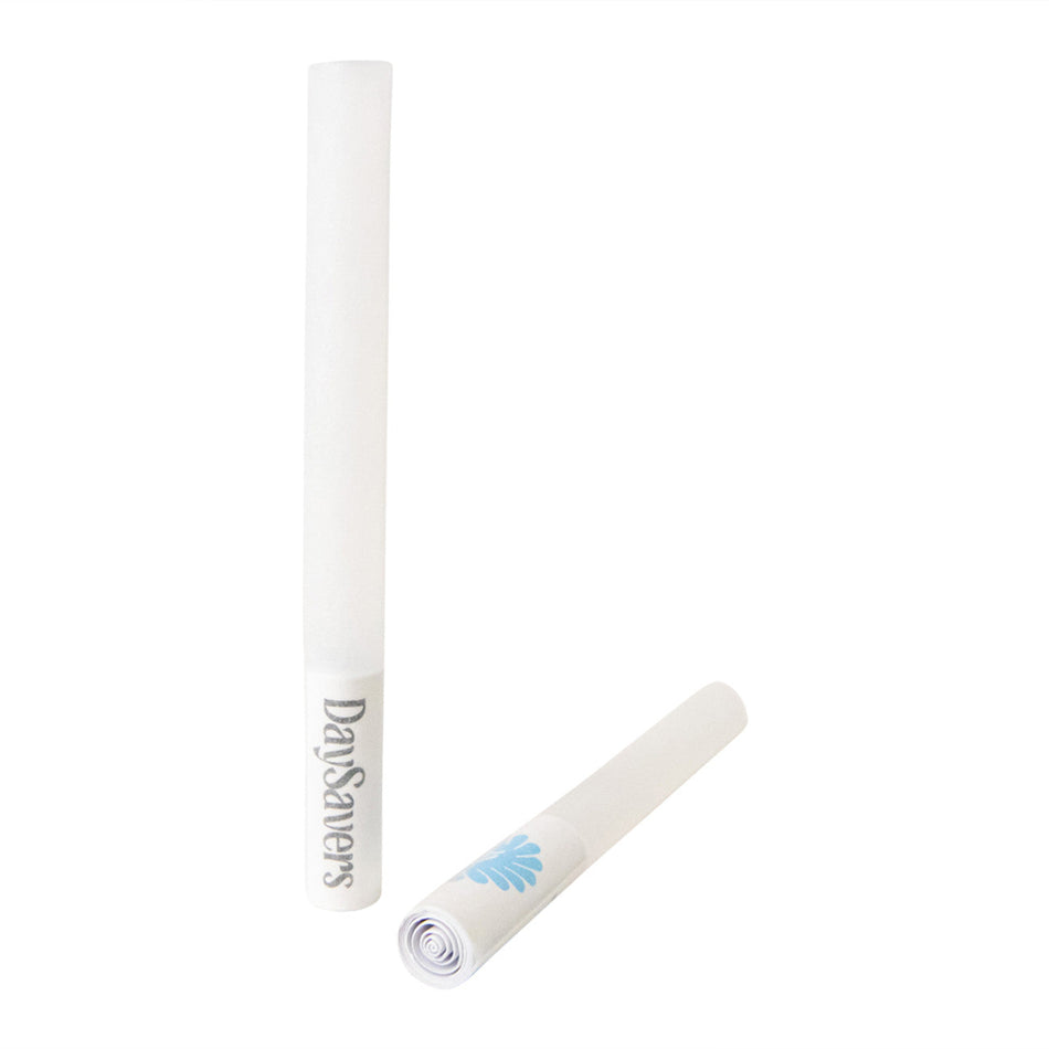 DaySavers Refined White Half Gram 1 1/4 Artisan Pre Rolled Tubes with Spiral Filter Tips [20 Pack]