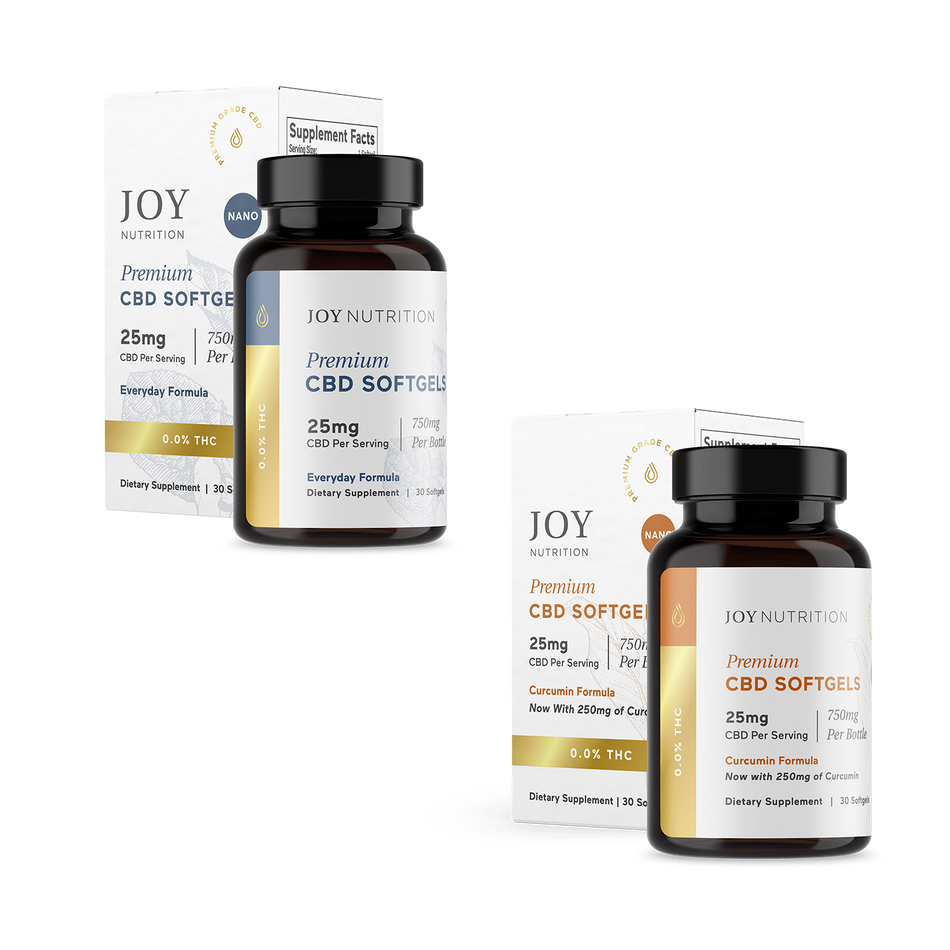 Joy Organics Day & Night Relief CBD Softgels