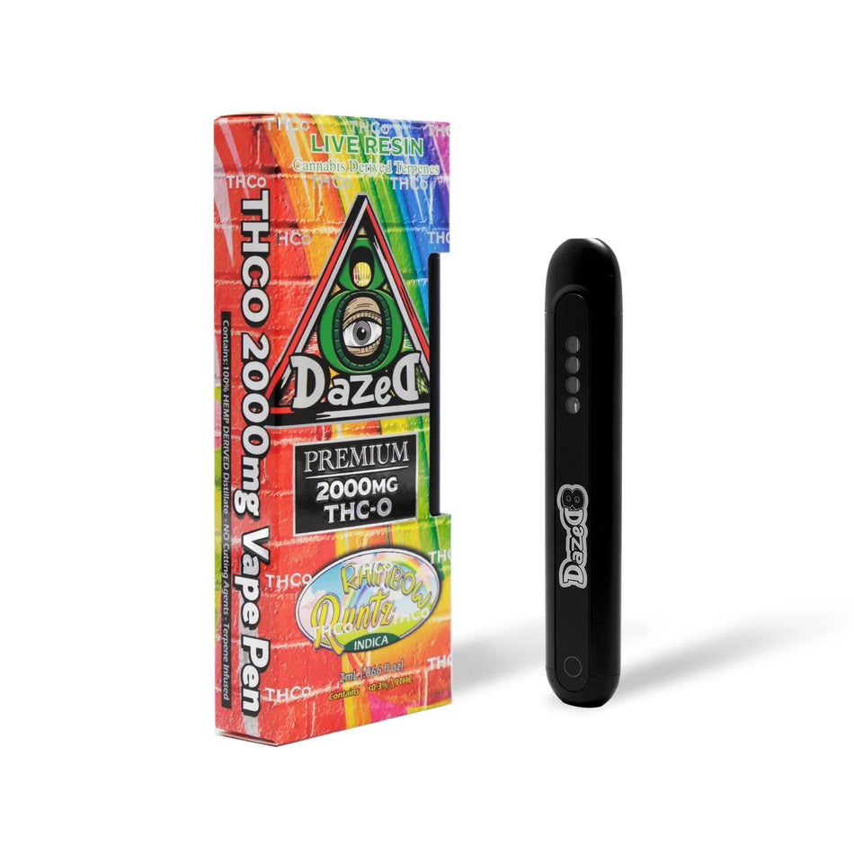 DazeD8 Rainbow Runtz Live Resin THC-O Disposable (2g) Best Sales Price - Vape Pens