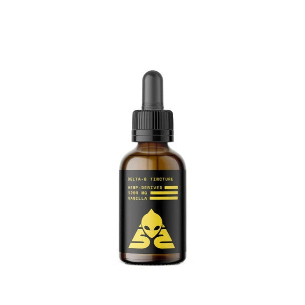 Delta 8 Area 52 Tincture Vanilla 1200MG Best Sales Price - CBD