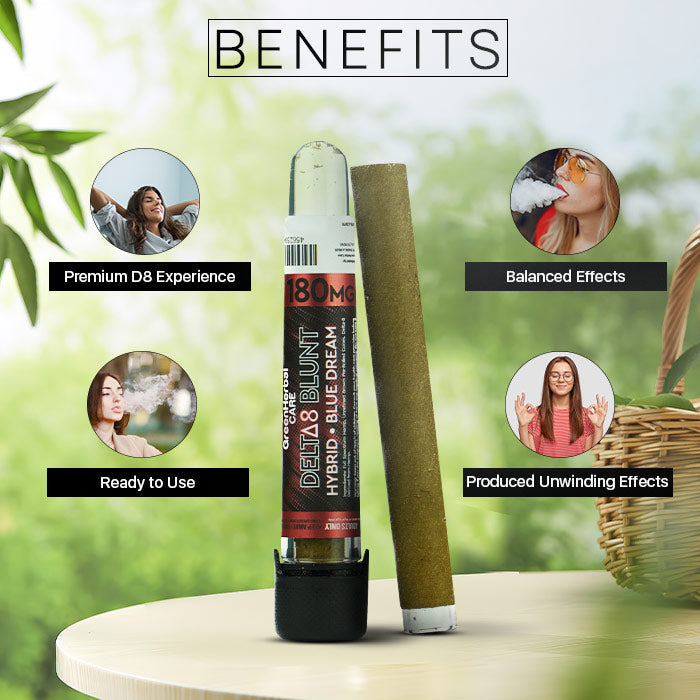 Green Herbal Care GHC Delta-8 THC Blunt Best Sales Price - CBD