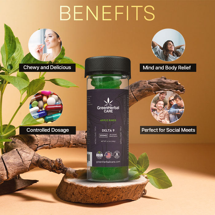 Green Herbal Care GHC Delta-9 THC Gummies Best Sales Price - Edibles