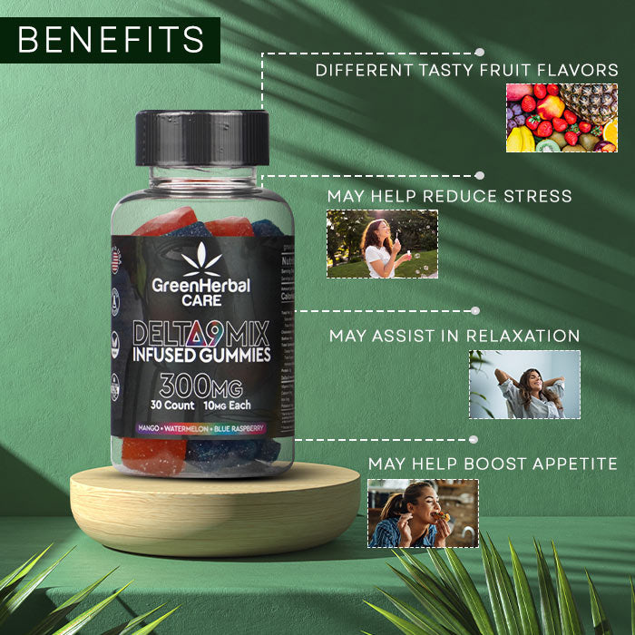 Green Herbal Care GHC Delta-9 THC Gummies (Assorted) Best Sales Price - Edibles