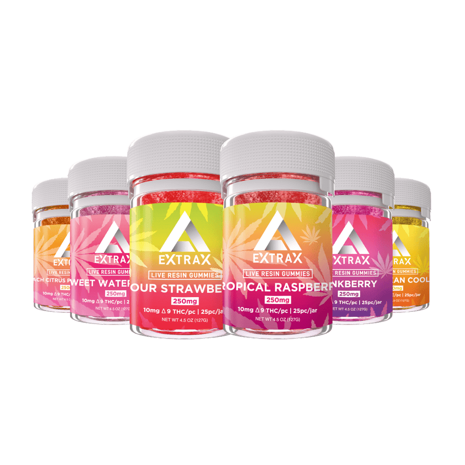 Delta Extrax Delta-9 THC 250mg Gummies | Resin Series Best Sales Price - Gummies