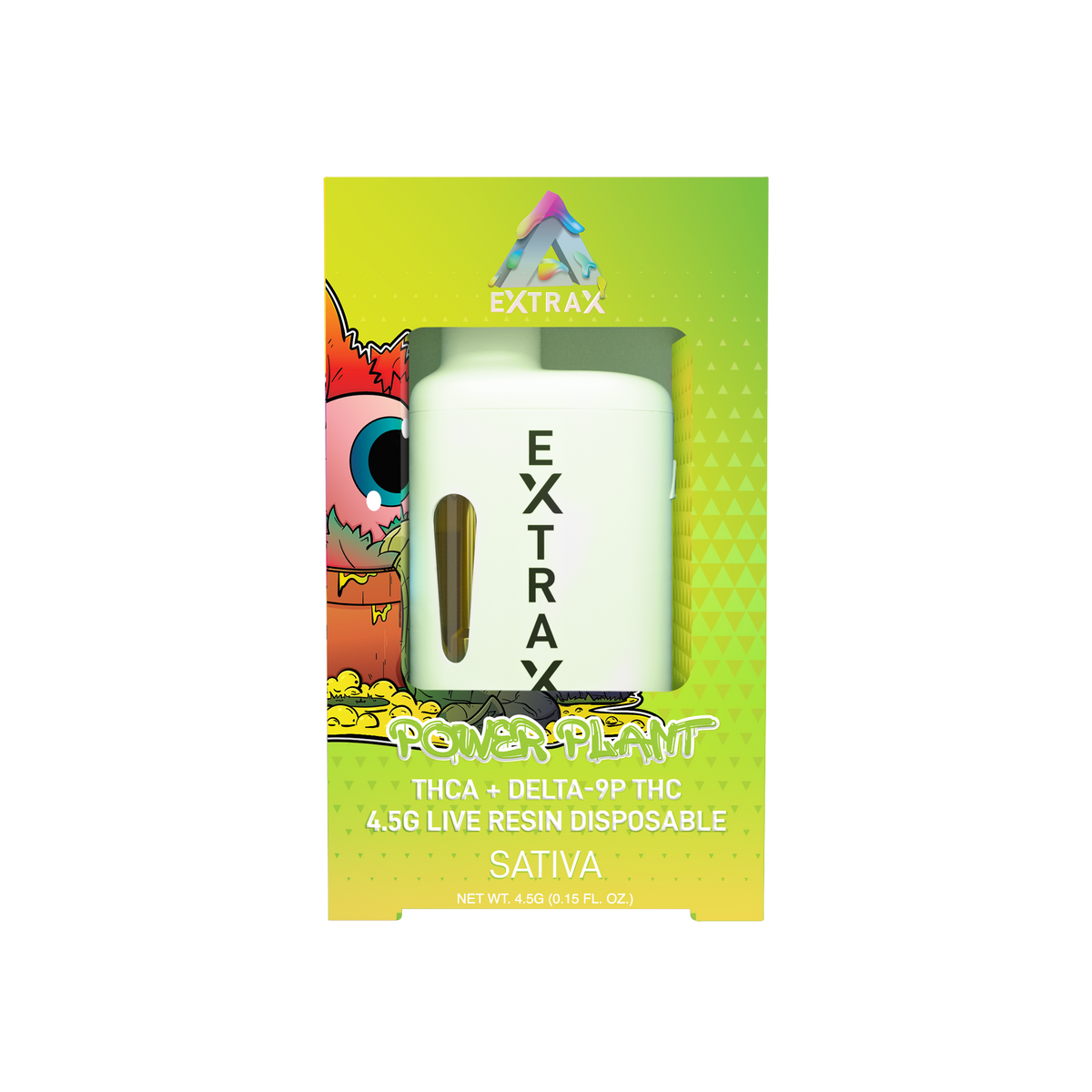 Delta Extrax Power Plant | Disposable THCA 4.5G | Adios Blend Best Sales Price - Vape Pens