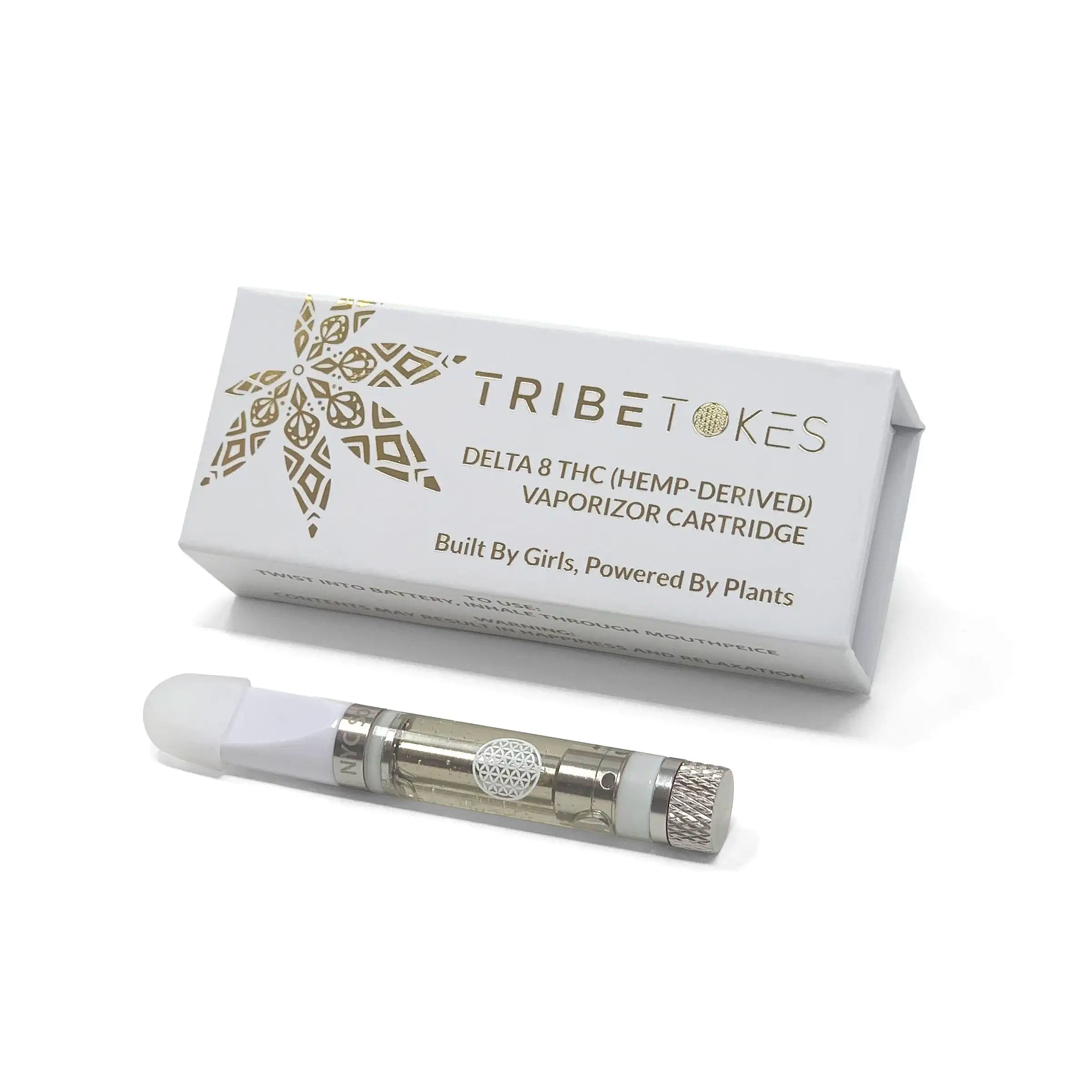 TribeTokes Delta 8 Vape Pen Starter Kit | MINI Battery + Full Gram Cart Best Sales Price - Vape Cartridges