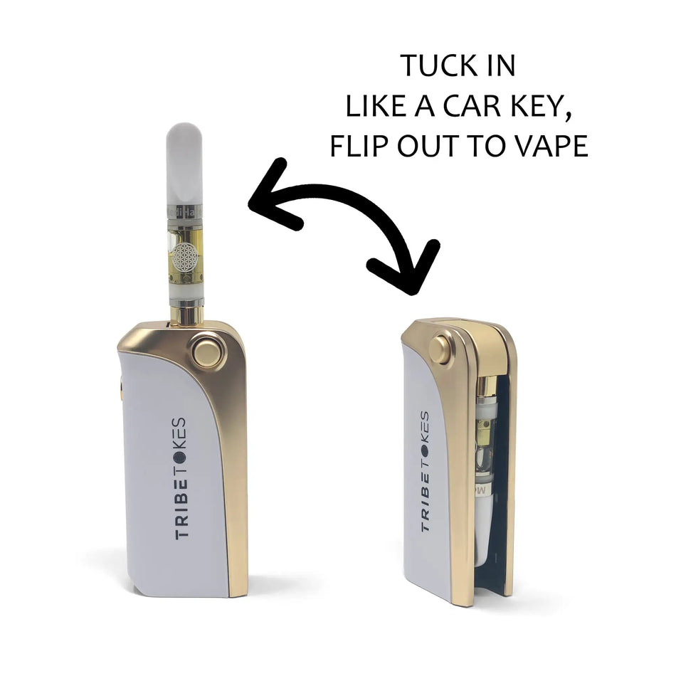 TribeTokes Delta 8 Vape Pen Starter Kit | Saber Battery + Full Gram Cart Best Sales Price - Vape Cartridges
