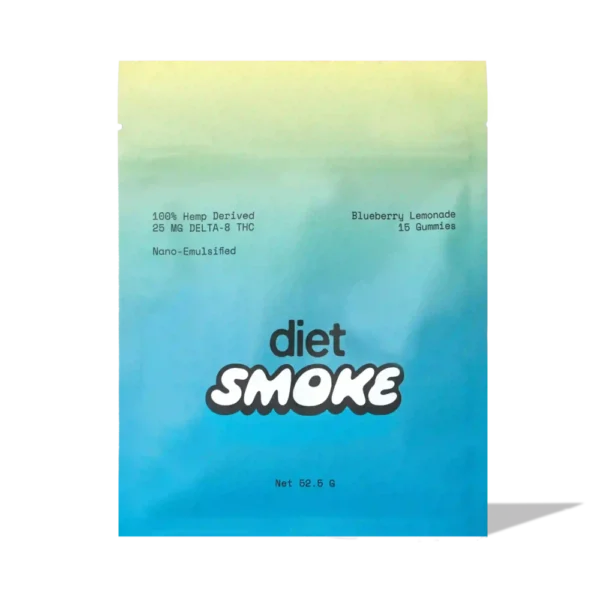 Diet Smoke Blueberry Lemonade Gummies DELTA-8 THC Best Sales Price - Gummies