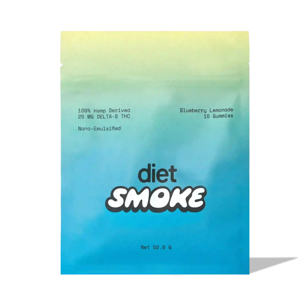 Diet Smoke Blueberry Lemonade Gummies DELTA-8 THC Best Sales Price - Gummies
