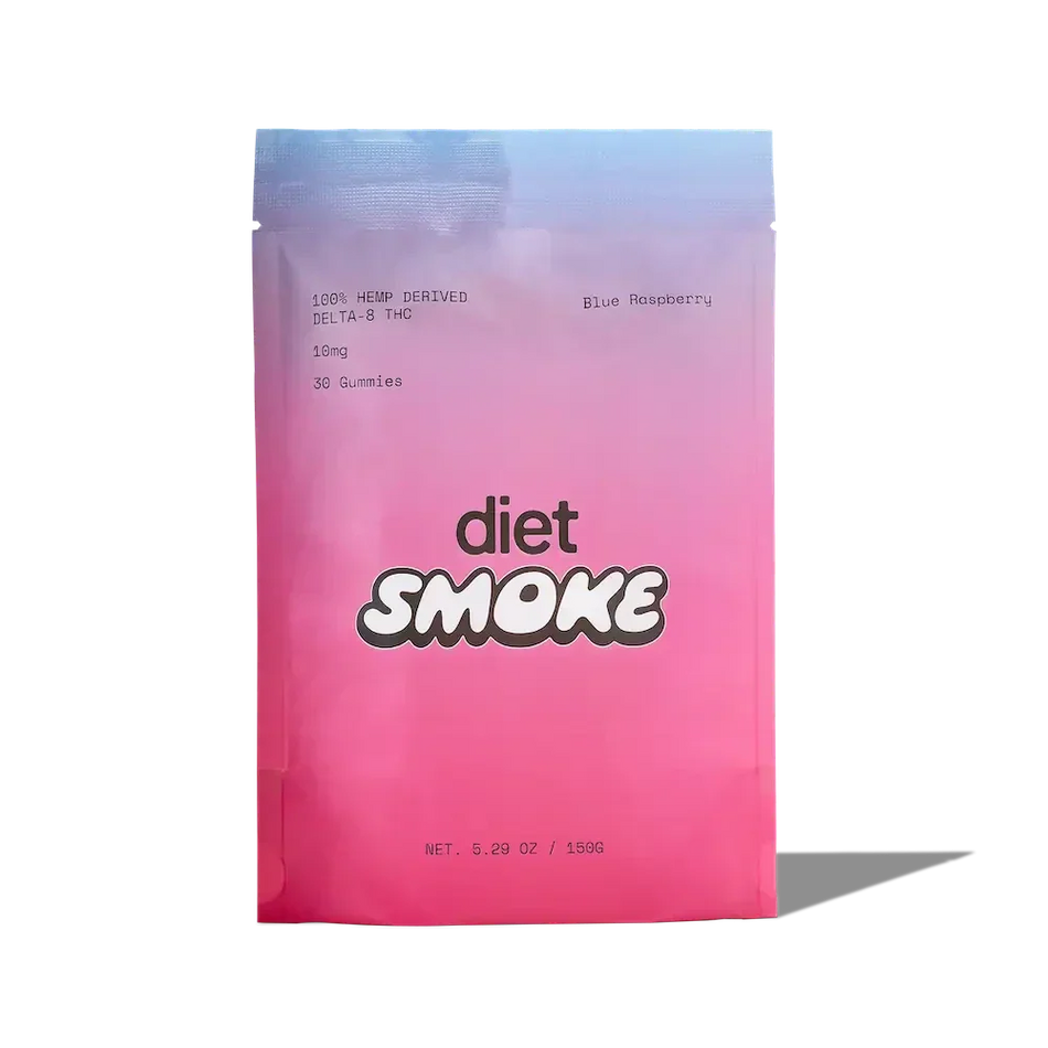 Diet Smoke Blue Raspberry Gummies