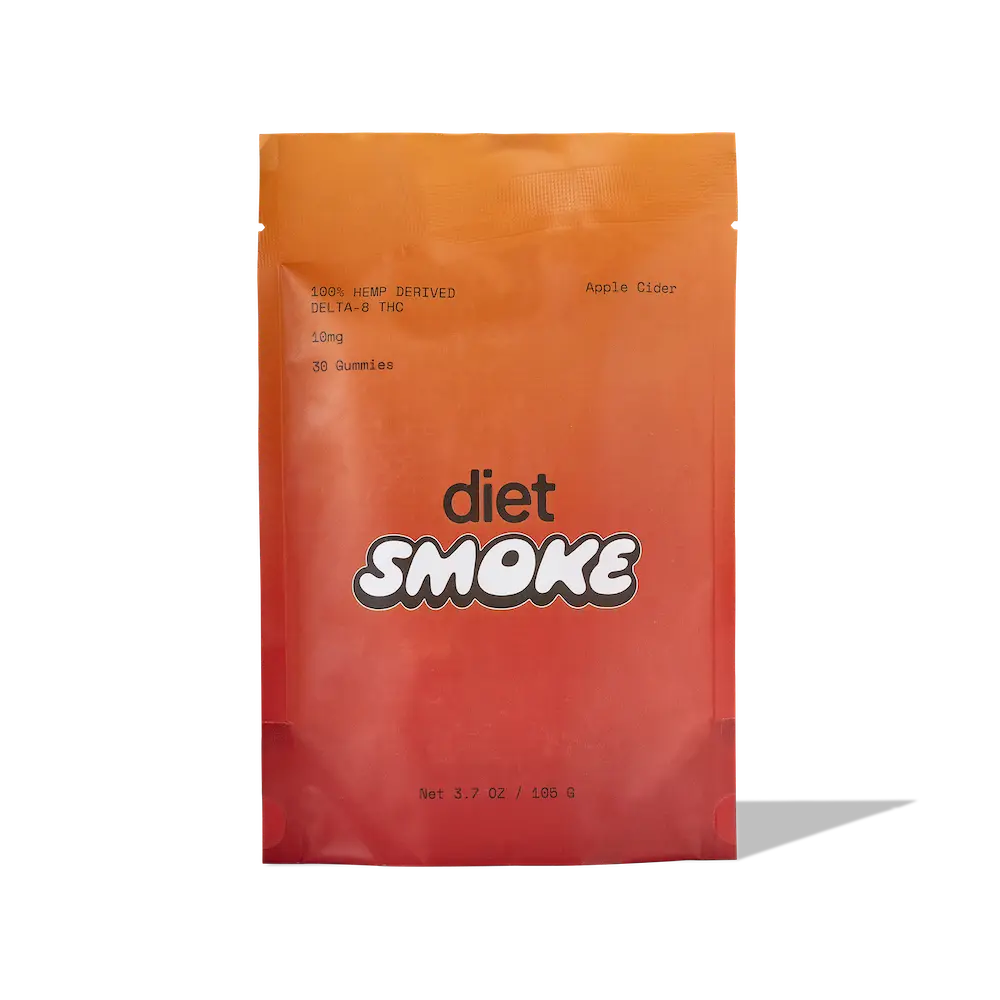 Diet Smoke Apple Cider Gummies DELTA-8 THC Best Sales Price - Gummies