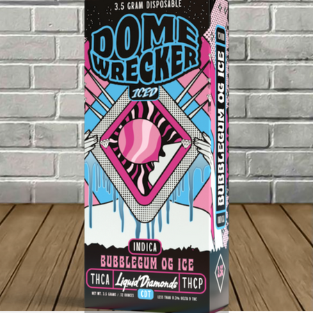 Domewrecker THCa Liquid Diamonds Disposable 3.5g Best Sales Price - Vape Pens