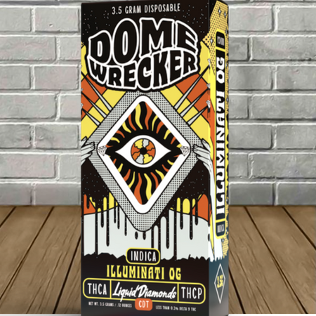 Domewrecker THCa Liquid Diamonds Disposable 3.5g Best Sales Price - Vape Pens