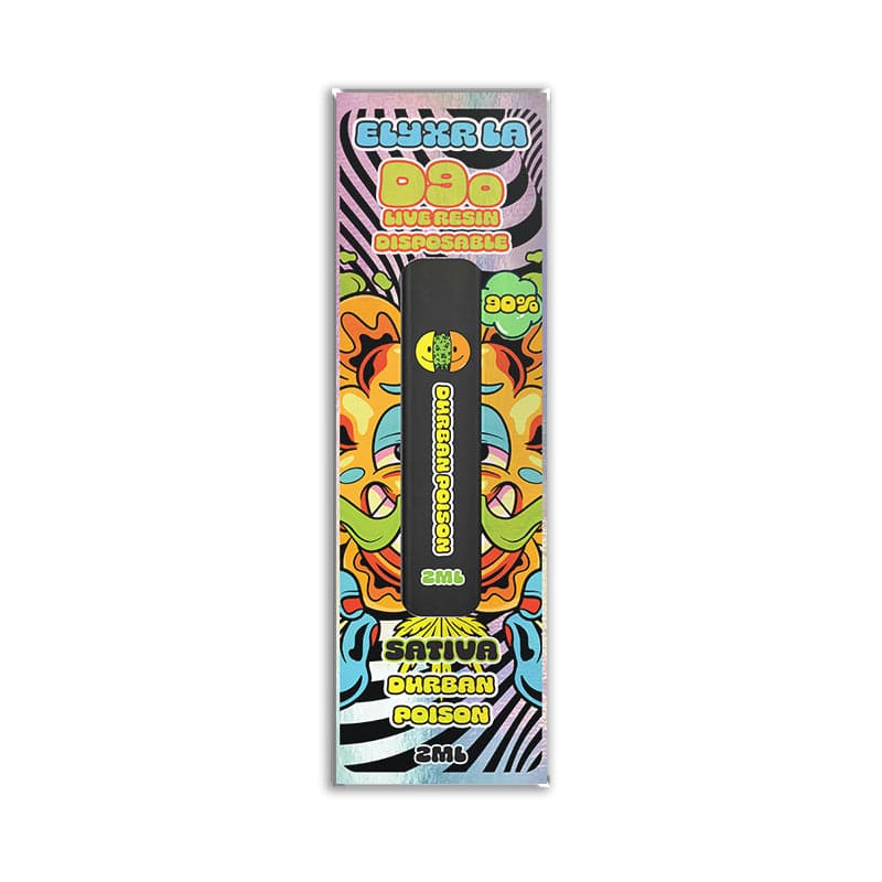 Elyxr D9o Live Resin 90% Disposable 2 Grams (2000mg) Best Sales Price - Vape Pens