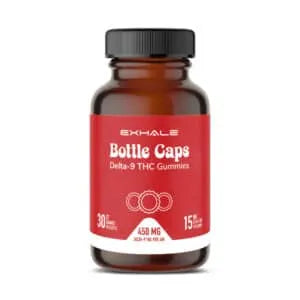Exhale Bottle Caps – 15mg Delta-9 THC Soda Gummies