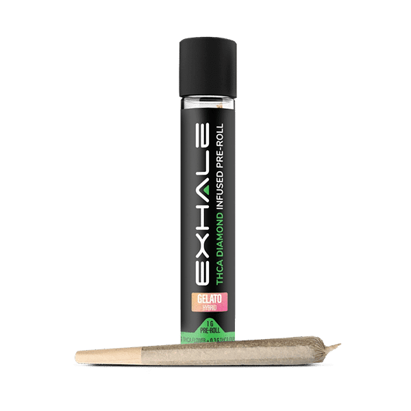 THCA Diamond Infused Pre Roll (Hybrid - Gelato Strain)