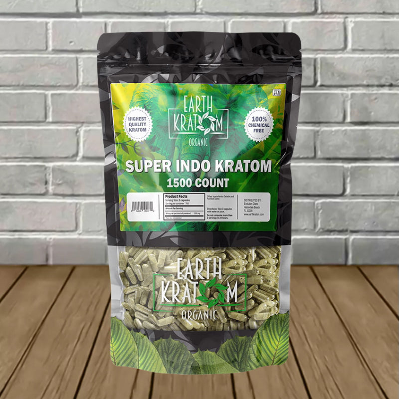 Earth Kratom Super Indo Capsules