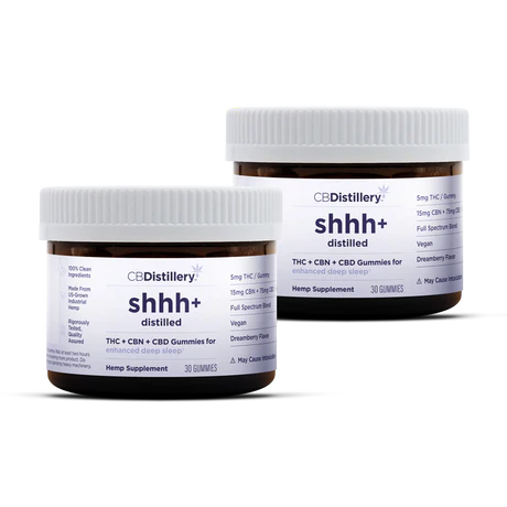 CBDistillery Enhanced Deep Sleep Gummies 2 Pack Bundle