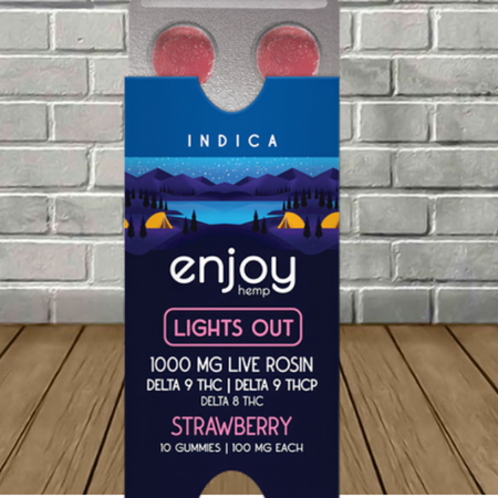 Enjoy Hemp Live Rosin D9 | THCP | D8 Blister Pack 1000mg Best Sales Price - Edibles