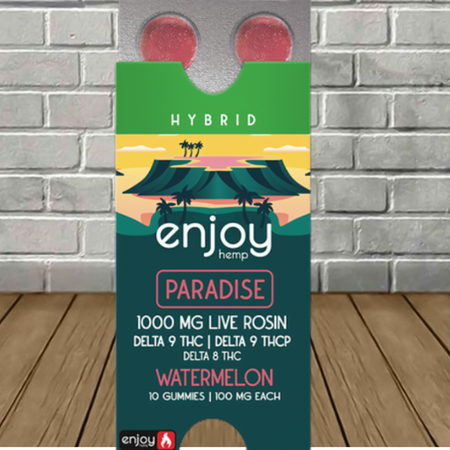 Enjoy Hemp Live Rosin D9 | THCP | D8 Blister Pack 1000mg Best Sales Price - Edibles