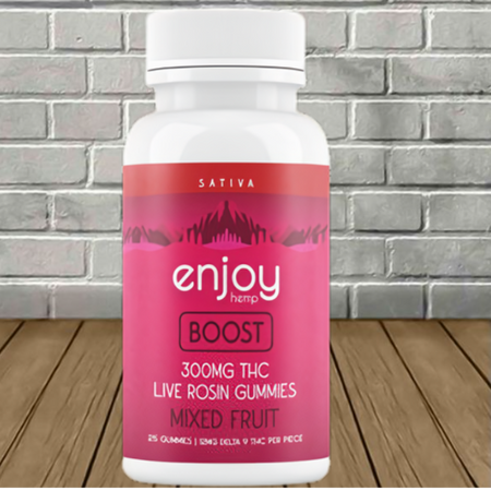 Enjoy Hemp Live Rosin Delta 9 THC Gummies 300mg Best Sales Price - Gummies