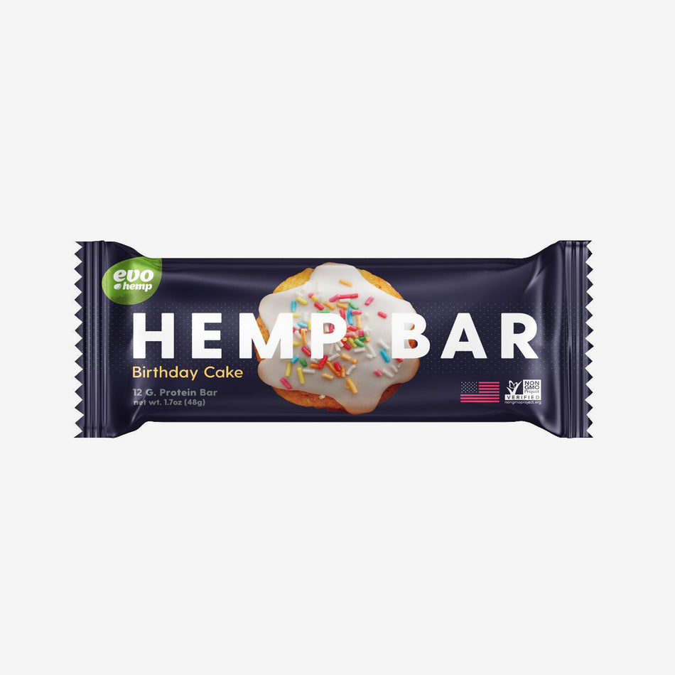 Evo Hemp Birthday Cake Hemp Bars Best Sales Price - Gummies