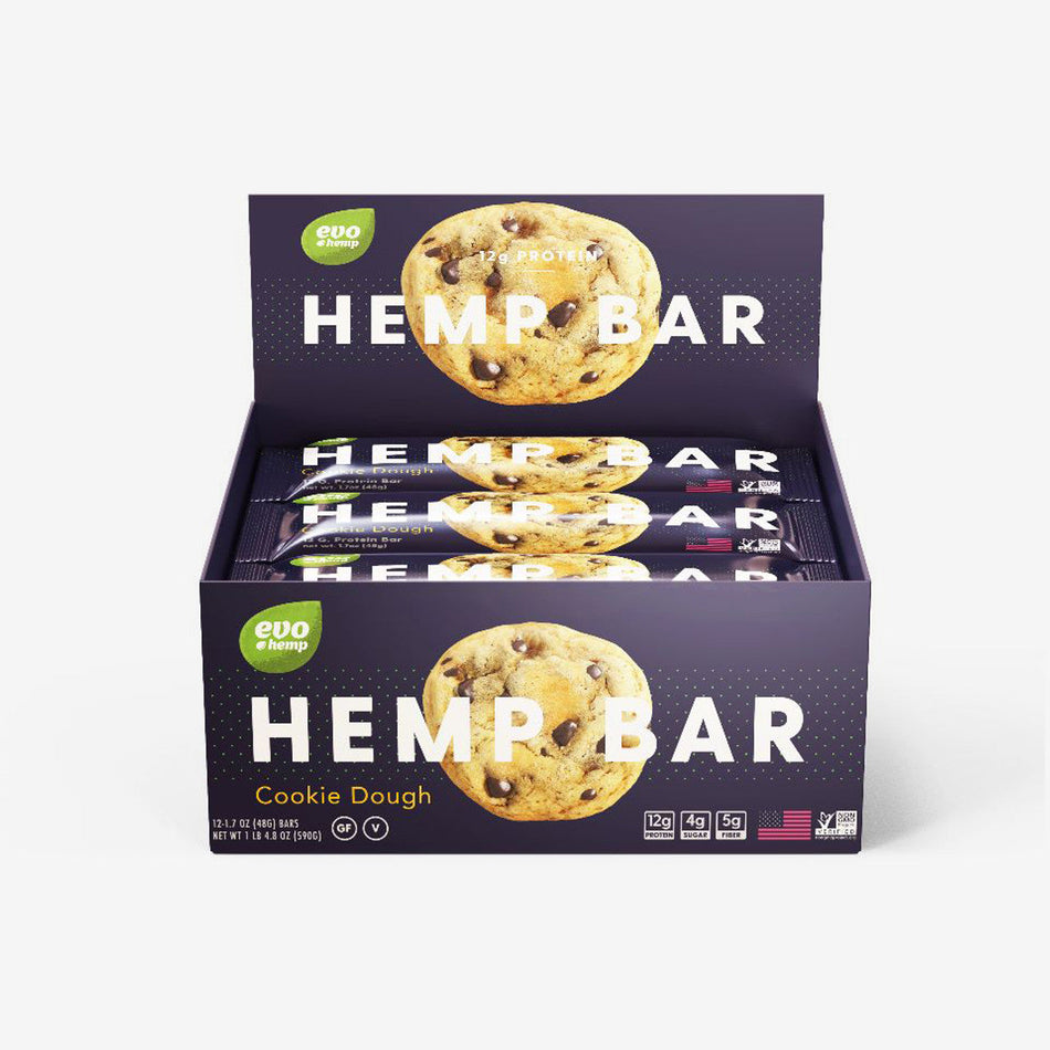 Evo Hemp Cookie Dough Hemp Protein Bars Best Sales Price - Gummies