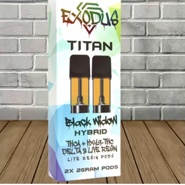 Exodus Live Resin THCa | HXY-9 | D8 Titan Device + 2g Pods Best Sales Price - Vape Cartridges