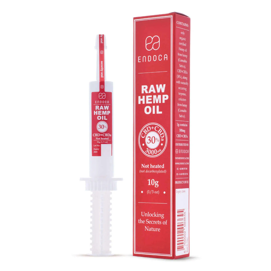 Endoca Raw CBD oil extract 300mg CBD+CBDa/ml