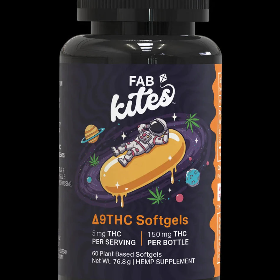 FAB Kites D9 THC Softgels (150mg)