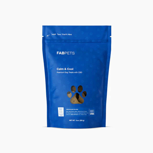 FAB CBD Calm & Cool Crunch CBD Dog Treats Best Sales Price - Pet CBD