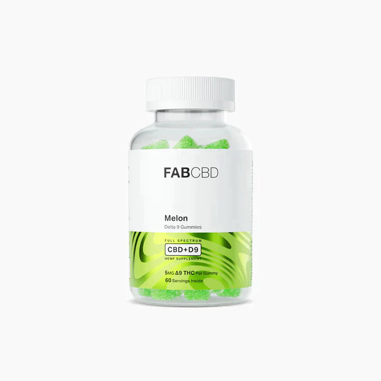 FAB CBD Gummies | DELTA-9 GUMMIES Melon Flavor Best Sales Price - Gummies