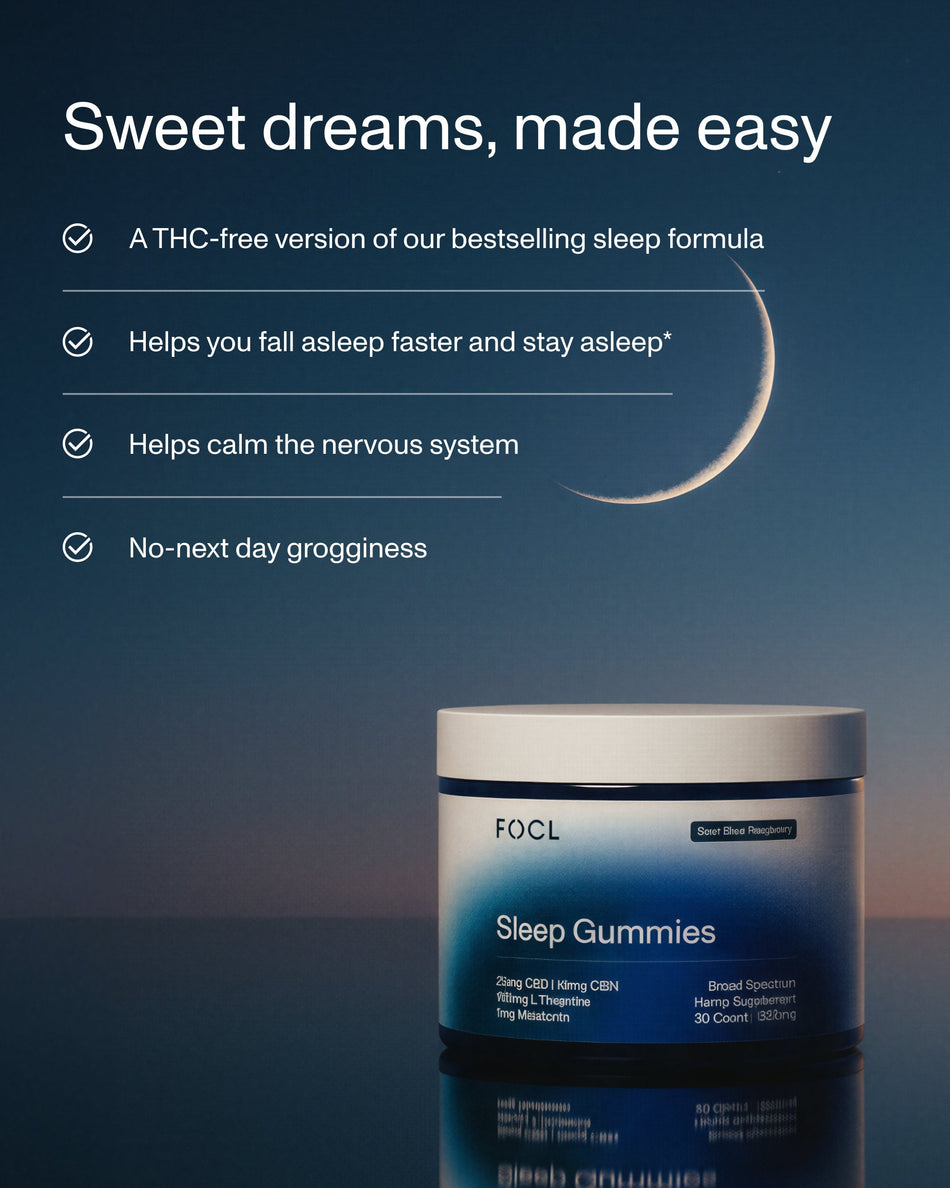 FOCL Sleep Gummies THC-Free