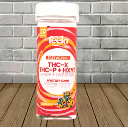 Feela Live Resin THCX + THCP + HHCP Gummies 4000mg Best Sales Price - Gummies