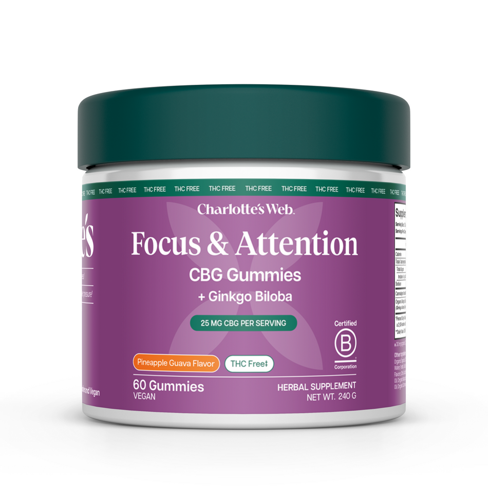 Charlotte's Web Focus & Attention CBG Gummies