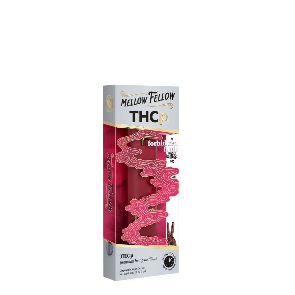 Mellow Fellow THCp 0.5g Disposable Vape - Forbidden Fruit (Indica) Best Sales Price - Vape Pens