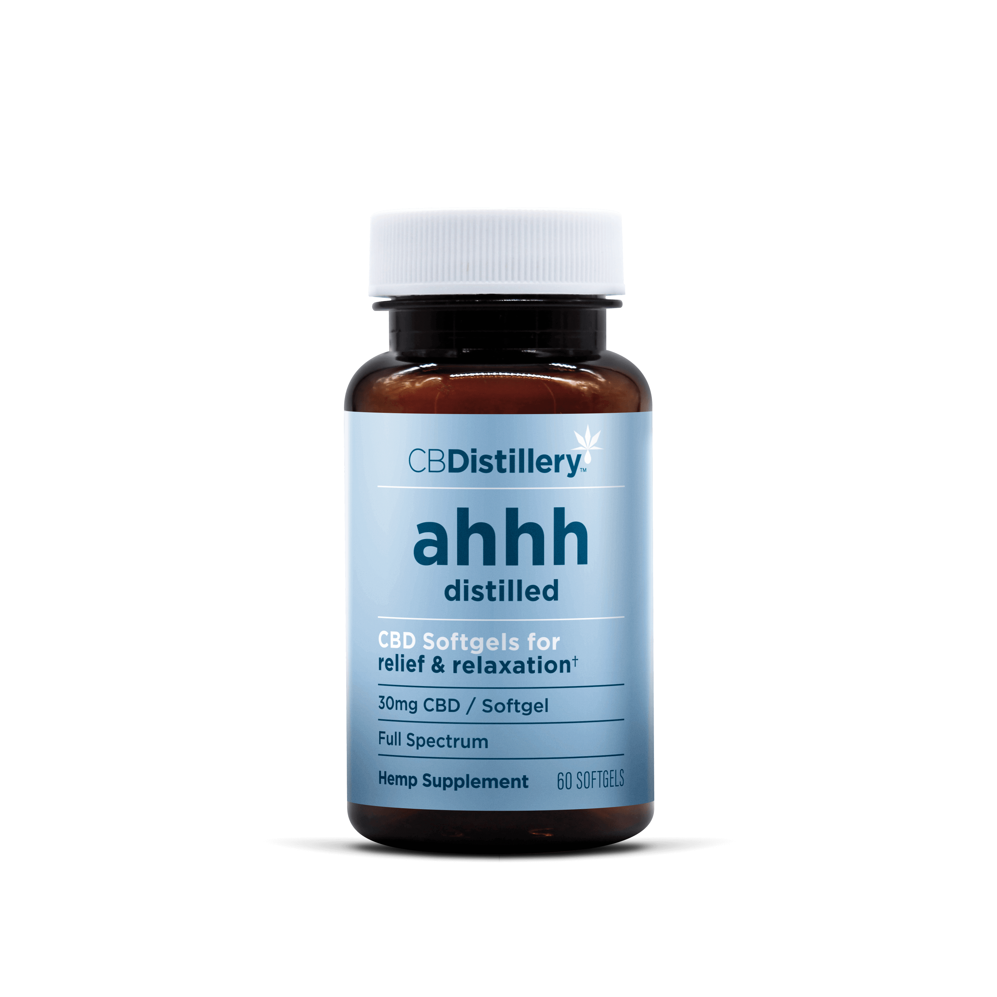 Full Spectrum CBD Capsules – 60ct. – CBDistillery Best Sales Price - Edibles