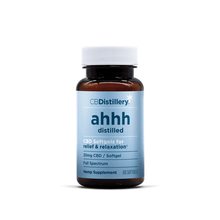 Full Spectrum CBD Capsules – 60ct. – CBDistillery Best Sales Price - Edibles