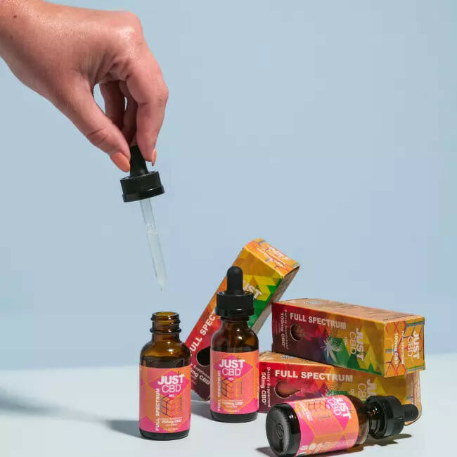 JustCBD - Full Spectrum CBD Tincture Best Sales Price - Tincture Oil