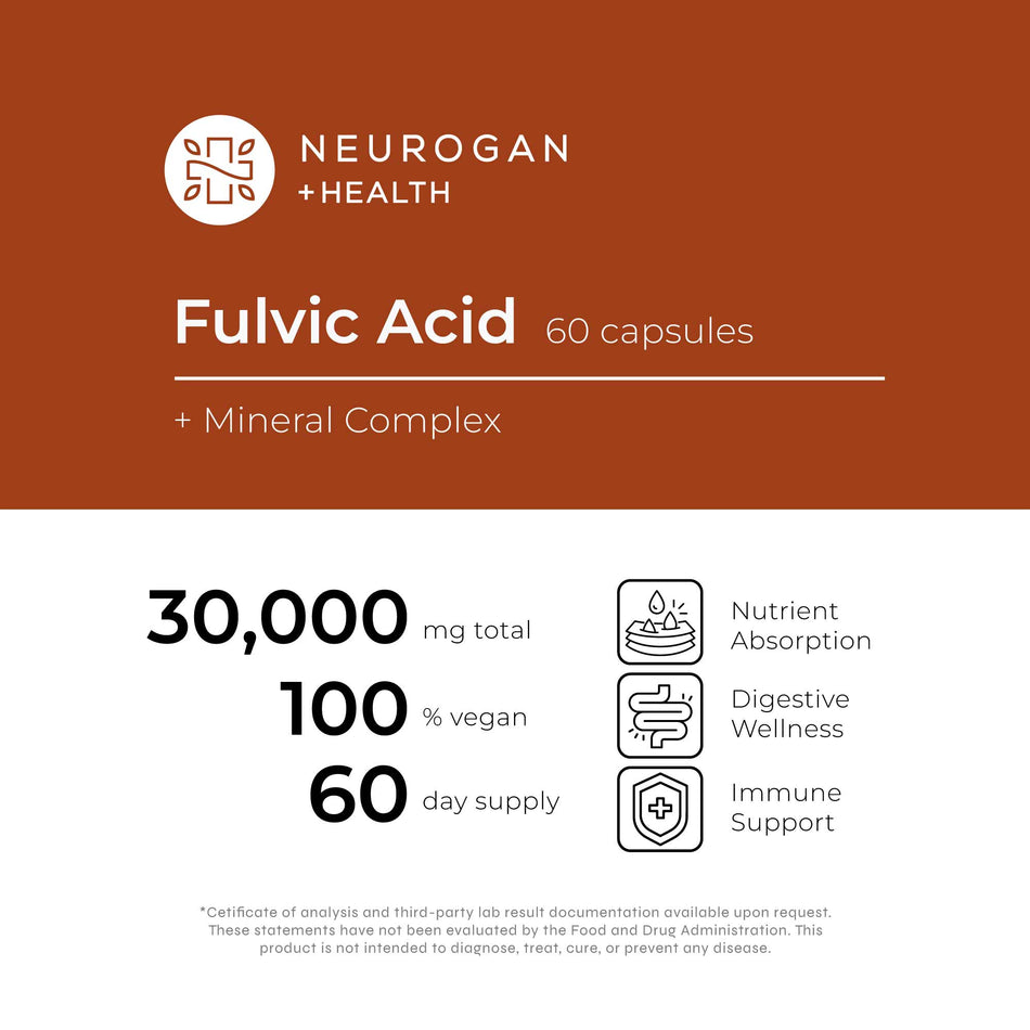 Neurogan Health Fulvic Acid Capsules