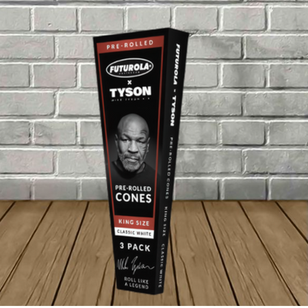 Futurola X Tyson 2.0 Pre-Rolled Cones 3pk Best Sales Price - Pre-Rolls