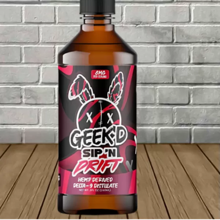 GEEK’D Extracts Sip ‘N Drift Delta 9 Syrup 800mg Best Sales Price - Tincture Oil