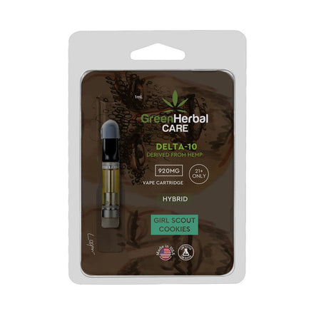 Green Herbal Care GHC Delta-10 THC Vape Cartridge Best Sales Price - Vape Cartridges